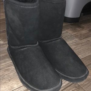 bear paw black boots short